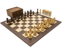 The Sentinel Rosewood And Palisander Grand Luxury Chess Set