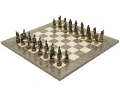 The Zombie And Grey Ash Deluxe Chess Set