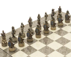 The Zombie And Grey Ash Deluxe Chess Set -Chess Shop RCPB440 02