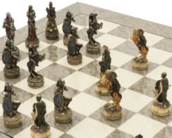 The Zombie And Grey Ash Deluxe Chess Set -Chess Shop RCPB440 03