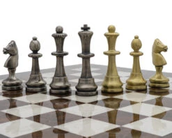 The Vicenza Dark Walnut Luxury Chess Set -Chess Shop RCPB445 05