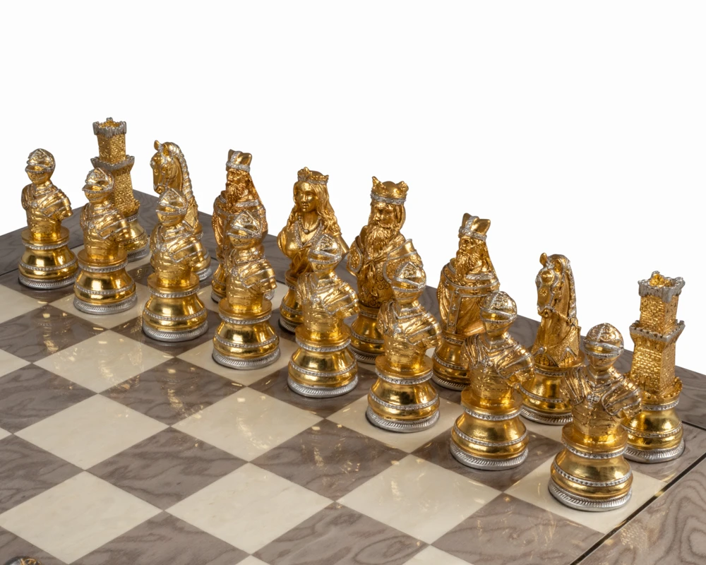 The Medieval And Ash Burl Luxury Chess Set 3 The Medieval And Ash Burl Luxury Chess Set - Image 3