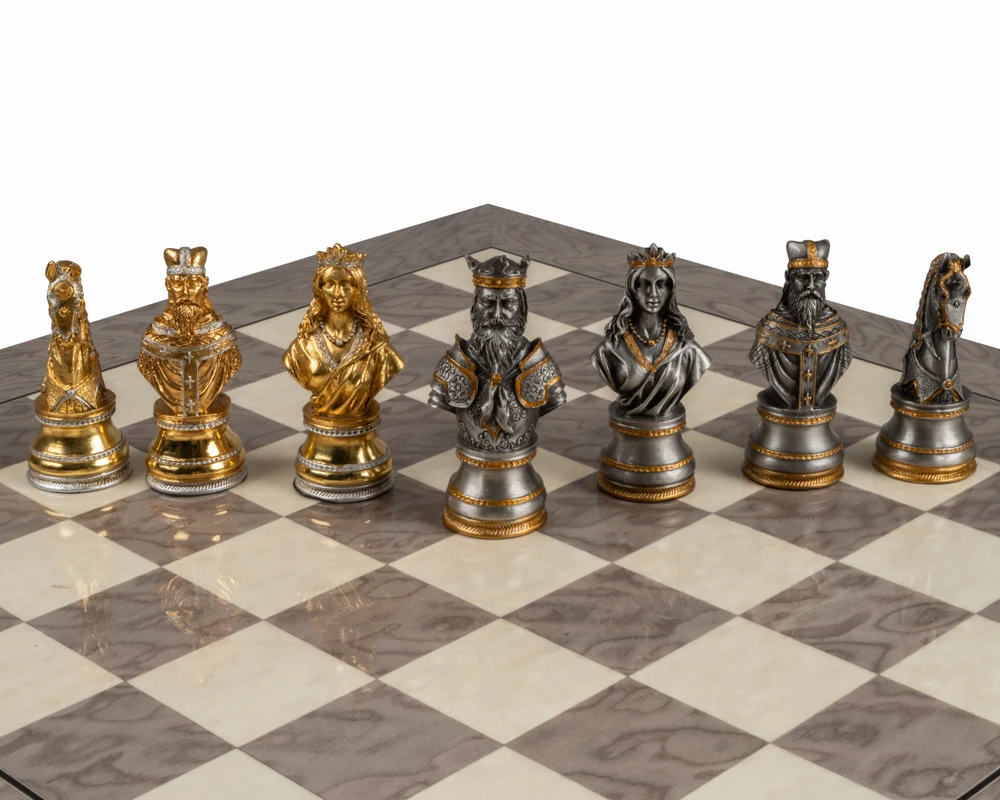 The Medieval And Ash Burl Luxury Chess Set 6 The Medieval And Ash Burl Luxury Chess Set - Image 6