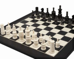 The Barley Corn And Black Deluxe Chess Set 9 The Barley Corn And Black Deluxe Chess Set -Chess Shop RCPB465 02