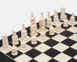 The Barley Corn And Black Deluxe Chess Set 10 The Barley Corn And Black Deluxe Chess Set -Chess Shop RCPB465 03