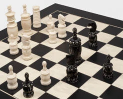 The Barley Corn And Black Deluxe Chess Set 11 The Barley Corn And Black Deluxe Chess Set -Chess Shop RCPB465 04