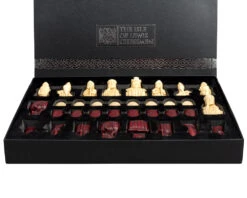 The Isle Of Lewis Black And Red Chess Set -Chess Shop RCPB472 07