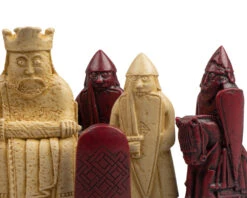 The Isle Of Lewis Black And Red Chess Set -Chess Shop RCPB472 09