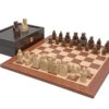 The Regency Isle Of Lewis And Mahogany Chess Set Mid Sized