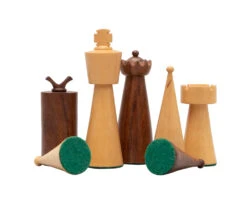 The Art Deco Sheesham And Walnut Chess Set -Chess Shop RCPB482 05