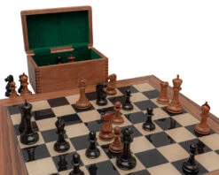 The 1849 Reproduction Staunton Ebony, Antiqued And Palisander Luxury Chess Set 12 The 1849 Reproduction Staunton Ebony, Antiqued And Palisander Luxury Chess Set -Chess Shop RCPB489 04