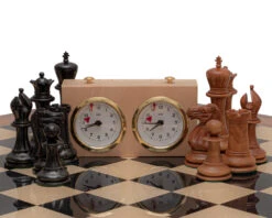 The 1849 Reproduction Staunton Ebony, Antiqued And Palisander Luxury Chess Set 15 The 1849 Reproduction Staunton Ebony, Antiqued And Palisander Luxury Chess Set -Chess Shop RCPB489 07