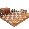 Rosewood And Walnut Deluxe Staunton Chess Set