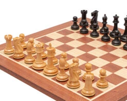 The Warwick Black And Mahogany Chess Set -Chess Shop RCPB492 05