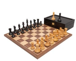 The Arundel Black And Walnut Classic Chess Set