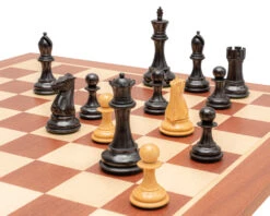 The Abingdon Black And Mahogany Chess Set 10 The Abingdon Black And Mahogany Chess Set -Chess Shop RCPB499 03