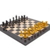 The Harrwitz Black And Anegre Staunton Chess Set