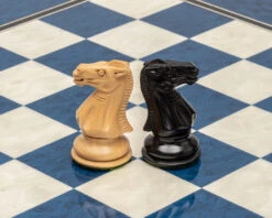 The Windsor Ebony And Blue Luxury Chess Set 13 The Windsor Ebony And Blue Luxury Chess Set -Chess Shop RCPB508 06
