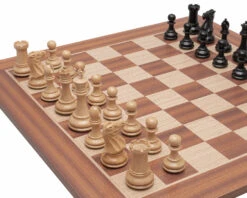 The Windsor Ebony And Mahogany Classic Chess Set 13 The Windsor Ebony And Mahogany Classic Chess Set -Chess Shop RCPB514 06