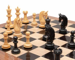 The Blackburne Ebony Luxury Chess Set -Chess Shop RCPB523 03