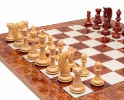 The Blackburne Padauk And Briarwood Luxury Chess Set -Chess Shop RCPB527 05