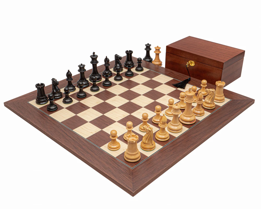 The 1849 Original Staunton Ebony And Palisander Luxury Chess Set With Cabinet 1 The 1849 Original Staunton Ebony And Palisander Luxury Chess Set With Cabinet