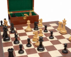 The 1849 Original Staunton Ebony And Palisander Luxury Chess Set With Cabinet 10 The 1849 Original Staunton Ebony And Palisander Luxury Chess Set With Cabinet -Chess Shop RCPB534 03