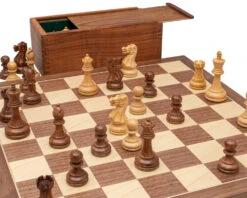 The Executive Sheesham And Maple Staunton Chess Set 10 The Executive Sheesham And Maple Staunton Chess Set -Chess Shop RCPB542 03