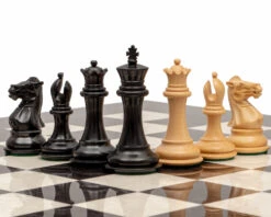 The Sovereign Ebony And Grey Briarwood Luxury Chess Set 11 The Sovereign Ebony And Grey Briarwood Luxury Chess Set -Chess Shop RCPB544 04