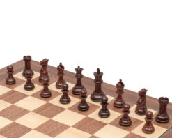 The Sandringham Tres Corone And Walnut Luxury Chess Set With Case -Chess Shop RCPB548 03