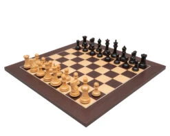The Sovereign Ebony And Wenge Luxury Chess Set