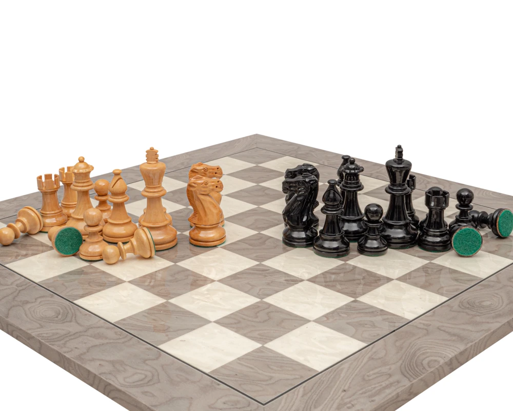 The Atlantic Black And Ash Burl Chess Set 6 The Atlantic Black And Ash Burl Chess Set - Image 6