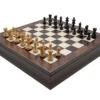 The Kingsclere Ebony And Walnut Luxury Chess Set