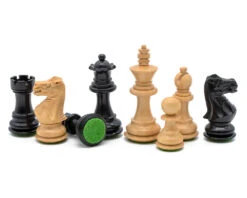 The Kingsclere Ebony And Walnut Luxury Chess Set -Chess Shop RCPB559 10