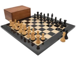 Luxury Staunton Competition Chess Set With Case