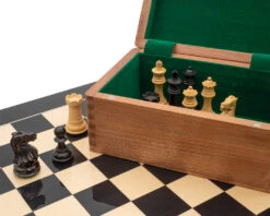 Luxury Staunton Competition Chess Set With Case -Chess Shop RCPB561 04