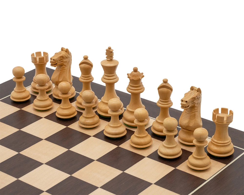 Jack's Fierce Knight Black And Wenge Compact Chess Set 2 Jack's Fierce Knight Black And Wenge Compact Chess Set - Image 2