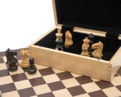 Jack's Fierce Knight Black And Wenge Compact Chess Set 11 Jack's Fierce Knight Black And Wenge Compact Chess Set -Chess Shop RCPB564 04