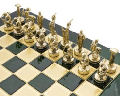 The Manopoulos 'Labours Of Hercules' Chess Set With Wooden Case - MEDIUM 9 The Manopoulos 'Labours Of Hercules' Chess Set With Wooden Case - MEDIUM -Chess Shop S5GRN 02
