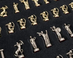 The Manopoulos 'Labours Of Hercules' Chess Set With Wooden Case - MEDIUM 12 The Manopoulos 'Labours Of Hercules' Chess Set With Wooden Case - MEDIUM -Chess Shop S5GRN 05