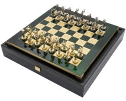 The Manopoulos 'Labours Of Hercules' Chess Set With Wooden Case - MEDIUM 13 The Manopoulos 'Labours Of Hercules' Chess Set With Wooden Case - MEDIUM -Chess Shop S5GRN 06