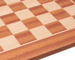 Manopoulos Mahogany Chess Board 16 Inch (40cm) -Chess Shop WB40M 02