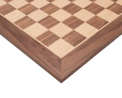 Manopoulos Walnut Chess Board 20 Inch (50 Cm)